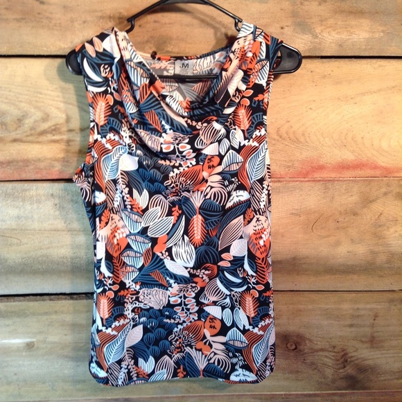 JM Collection Tops - JM Blouse Style Tank Top Size 2X